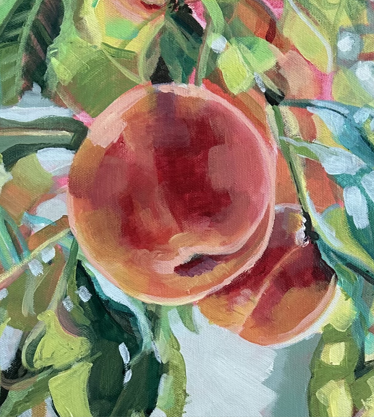 Heat of Summer Peach Print