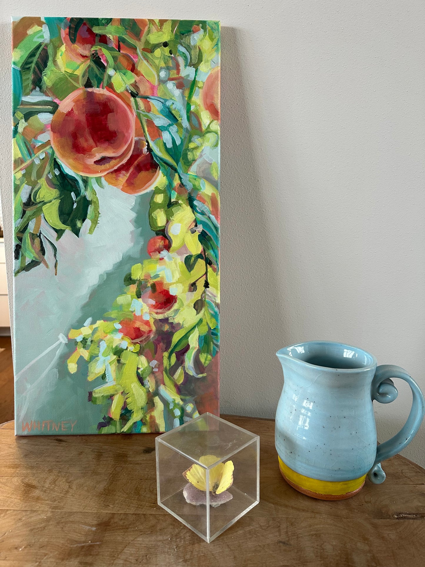 Heat of Summer Peach - 12x24”
