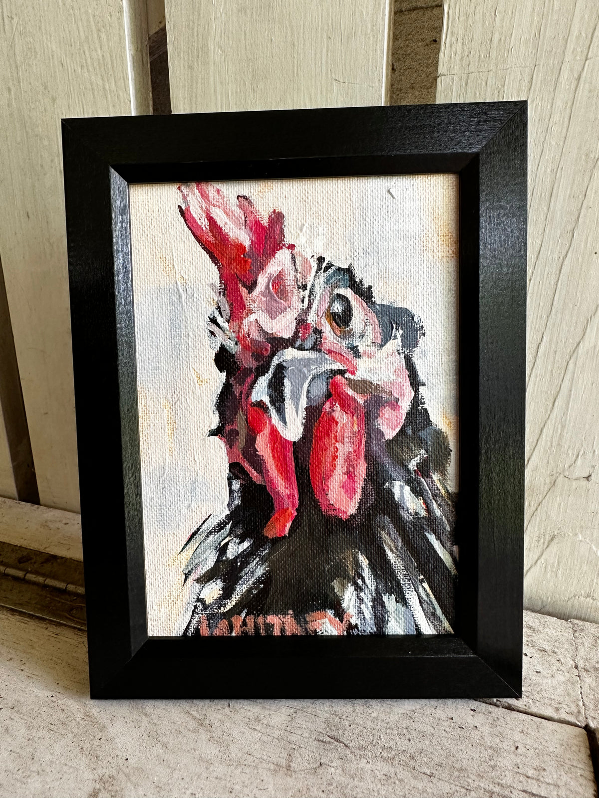 Simon 7x5” (framed)