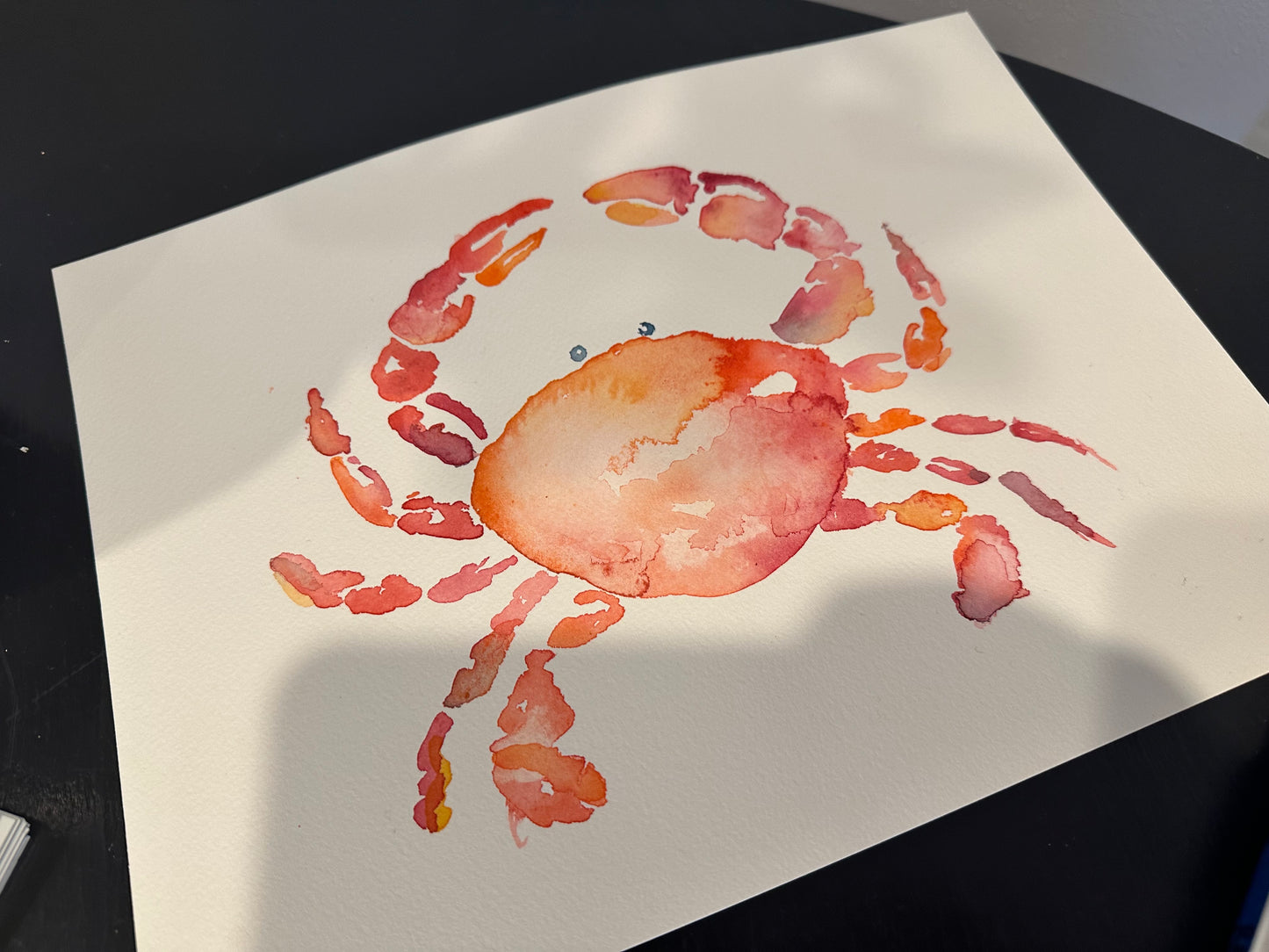 Fresh caught crab Print