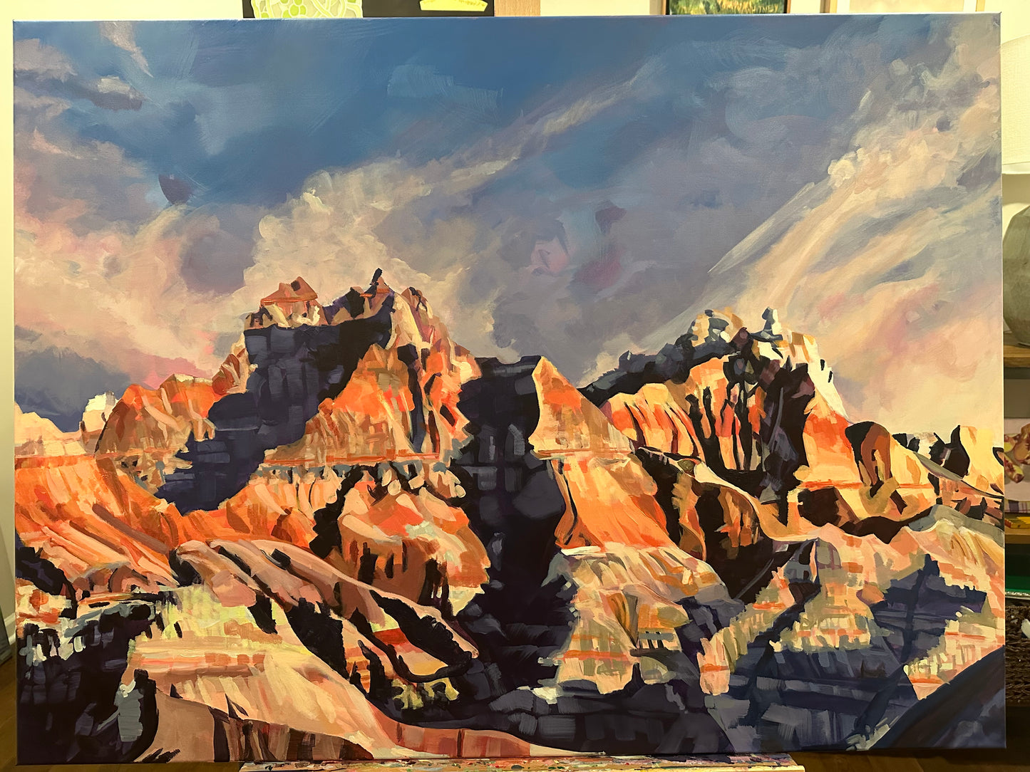 The Badlands - 48x36”