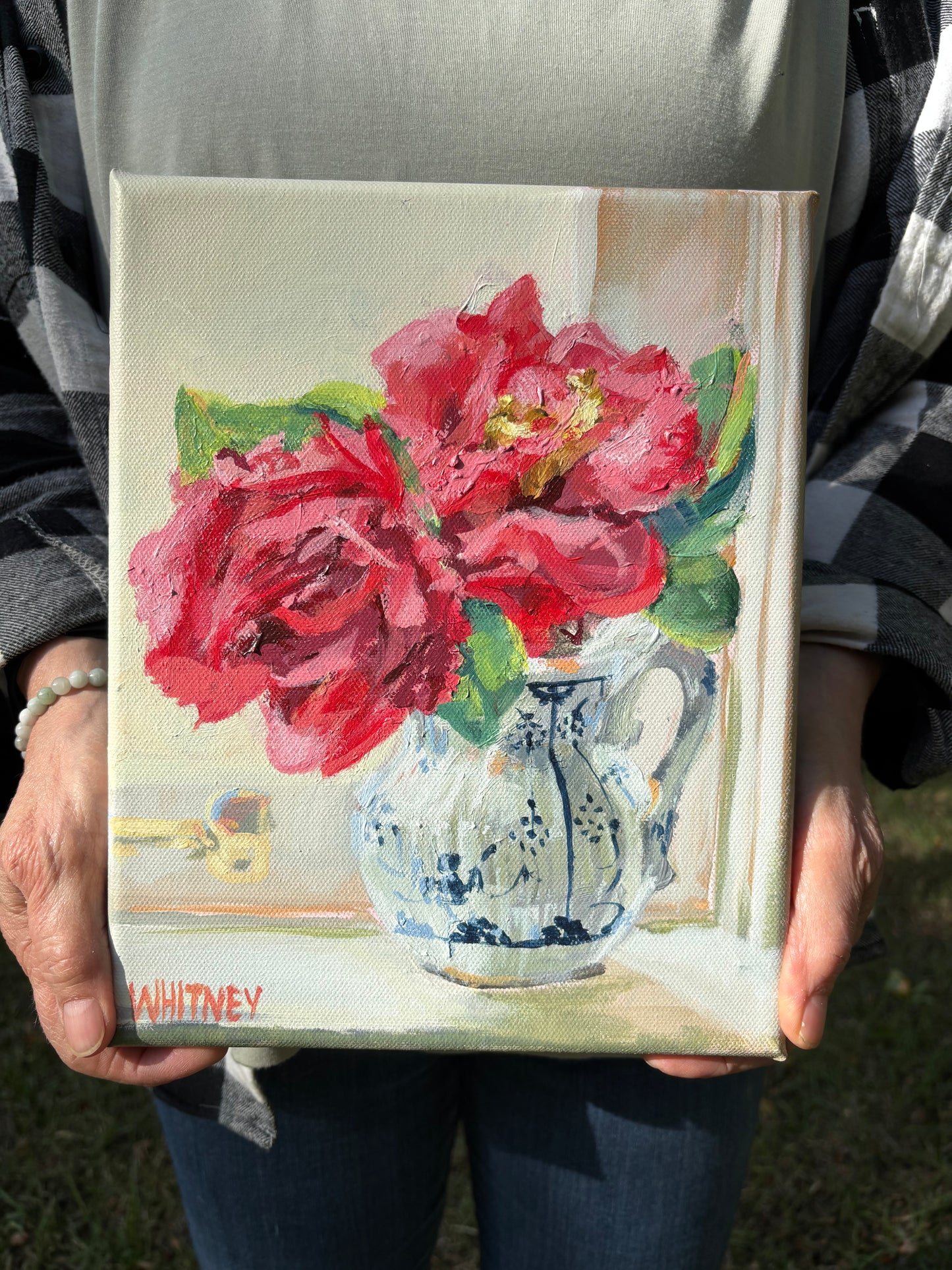 Saturday Morning Camellias (10x8”)