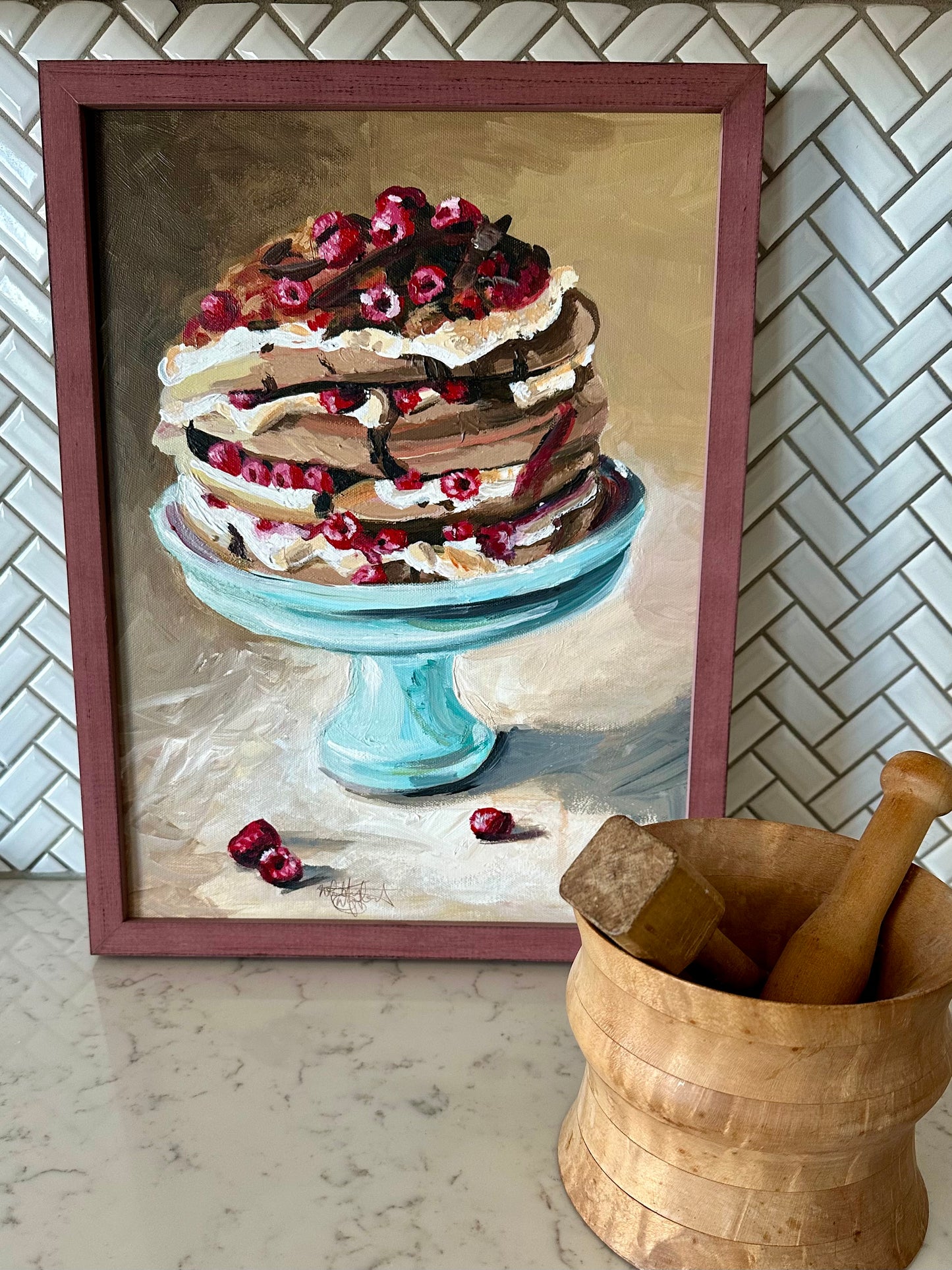 Raspberry Chocolate Dream Print