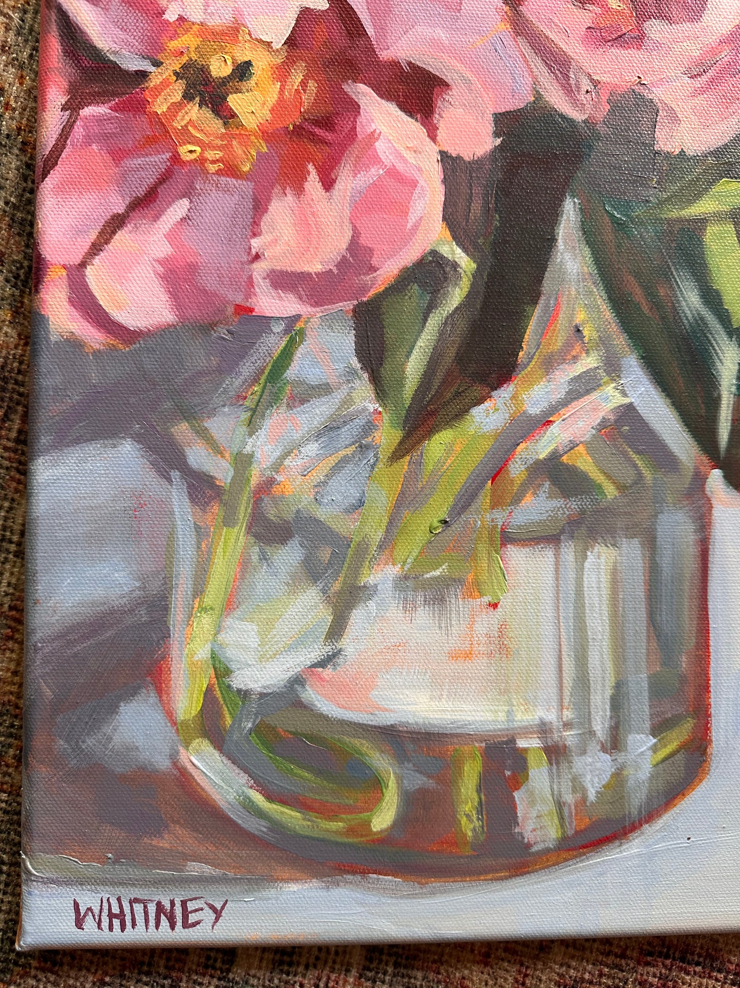 Camellia bouquet (20x16”)