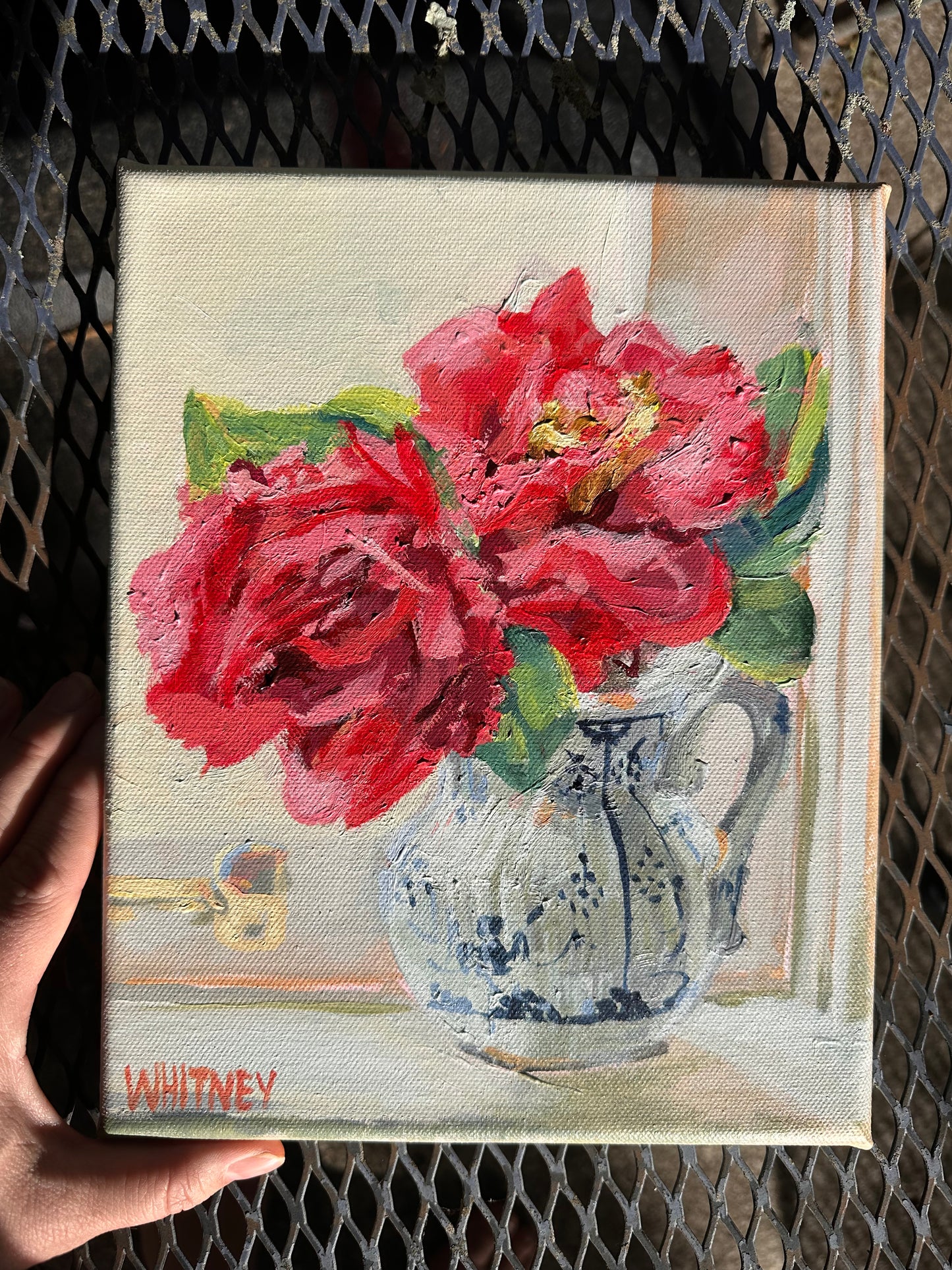 Saturday Morning Camellias (10x8”)