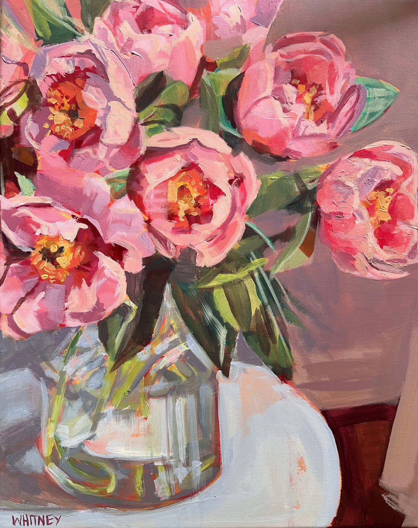 Camellia bouquet (20x16”)