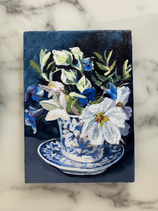 Teacup Blooms - 7x5”