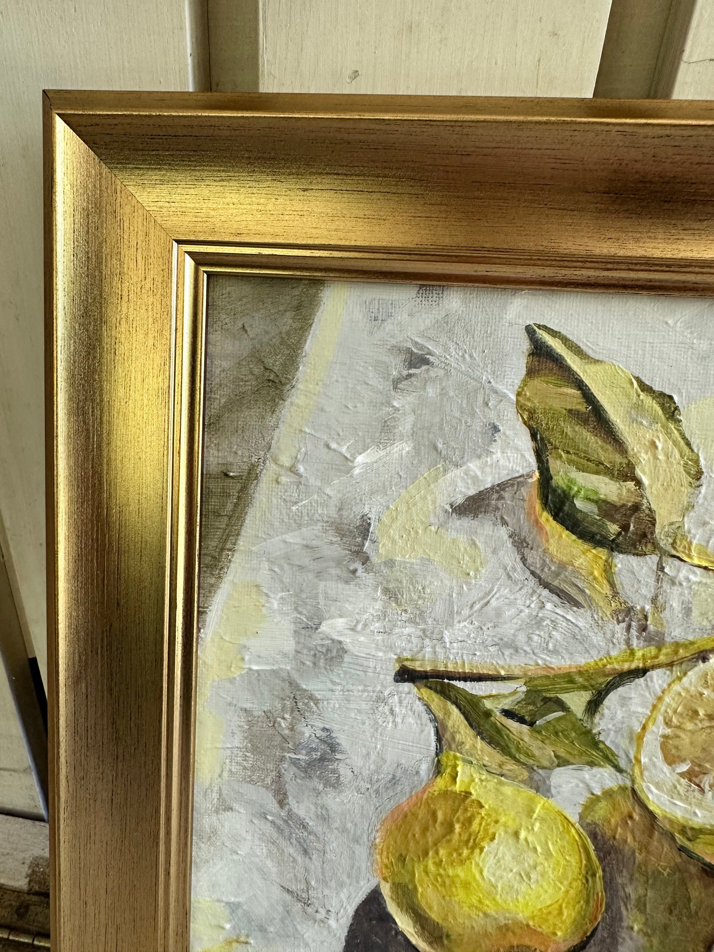 Lemoncello- (framed) 12x9”