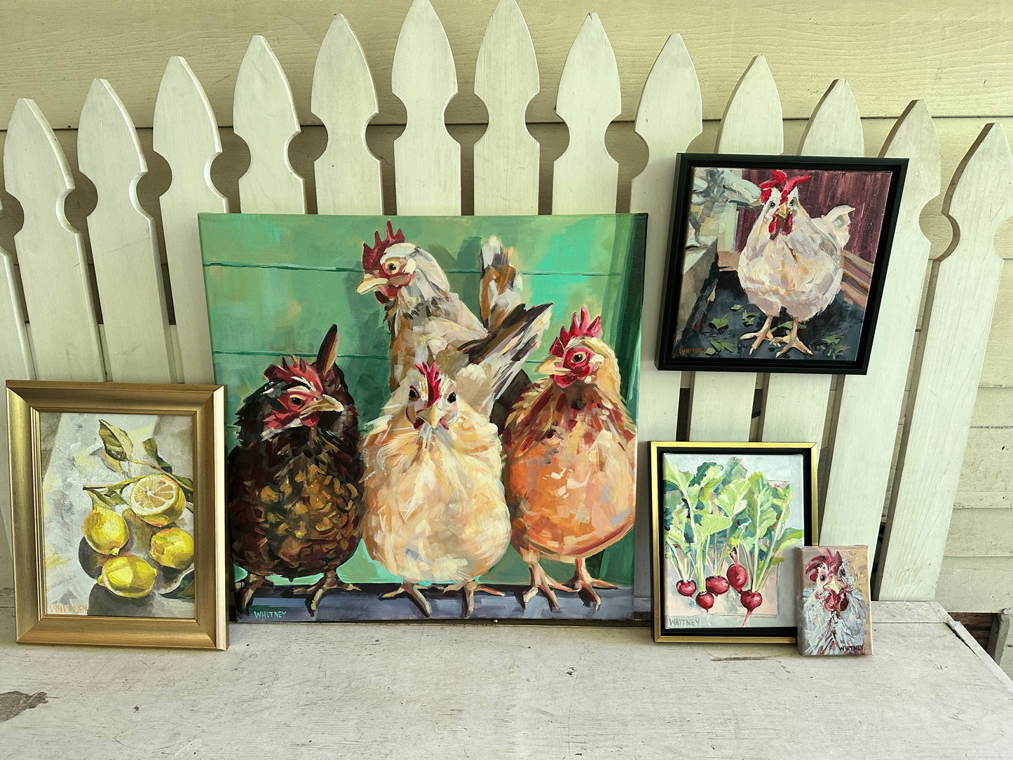 Las Gallinitas 24x24”