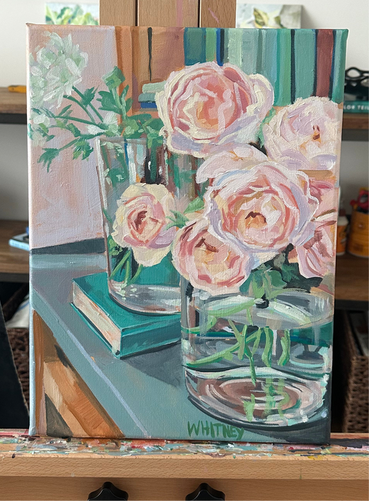 Heritage Roses - 16x12”