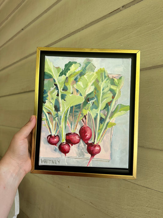 Fresh Radishes - 10”x8” (framed)