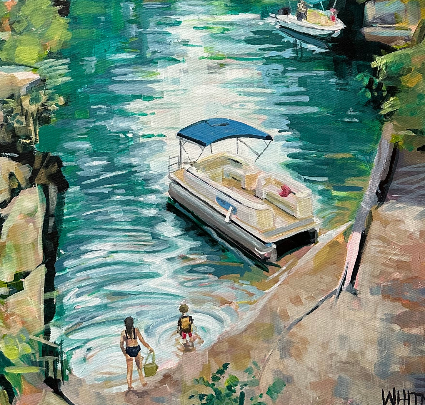 Docking in the Cove 36x24”