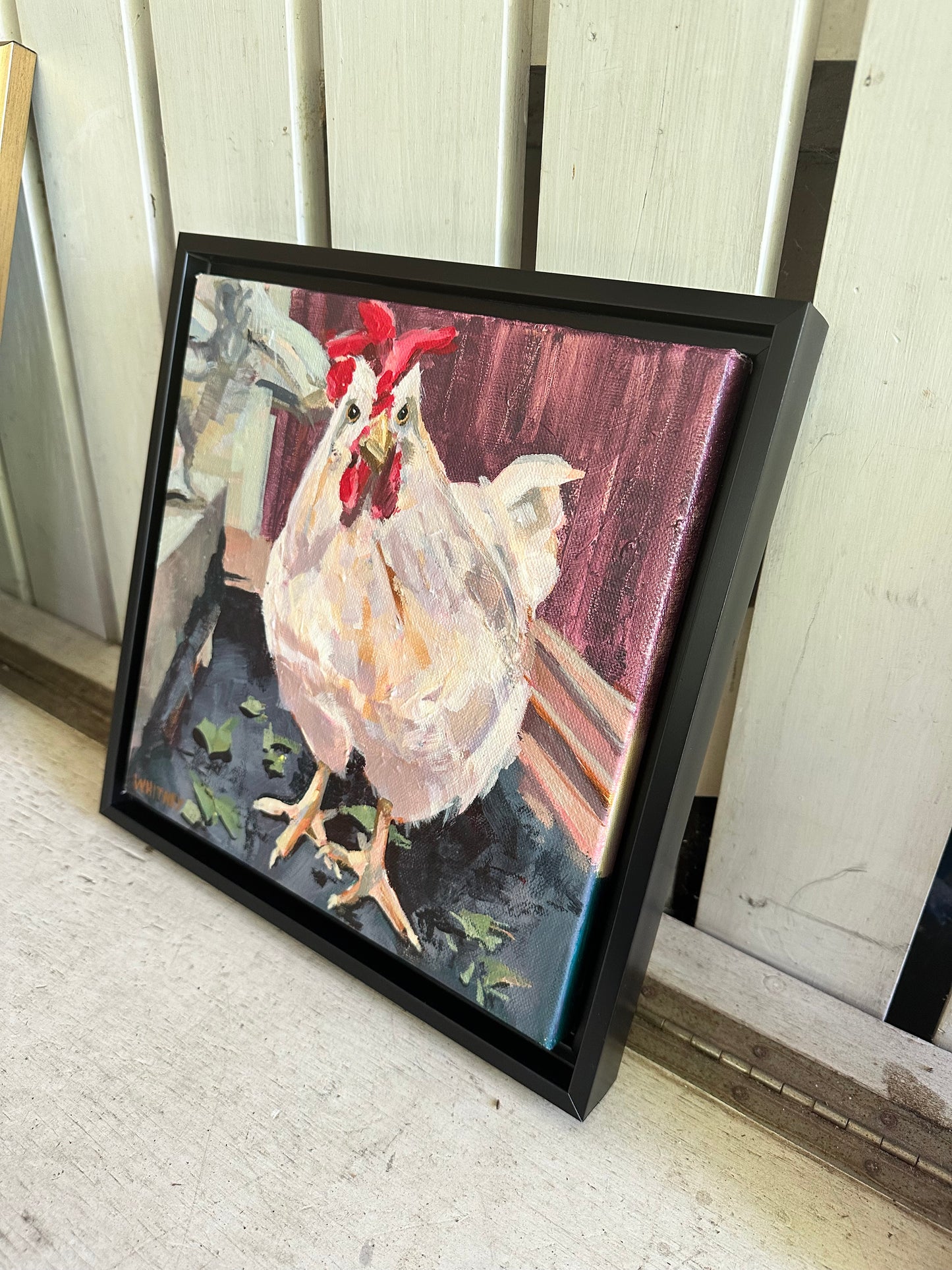 Lola- (framed) 10”x10”