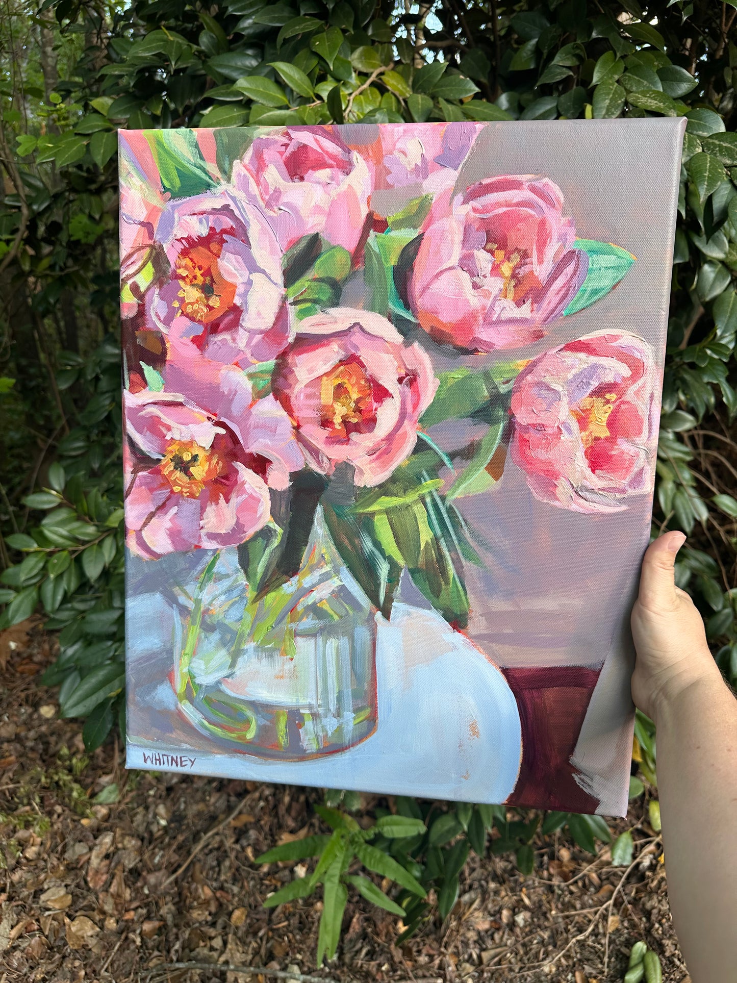 Camellia bouquet (20x16”)