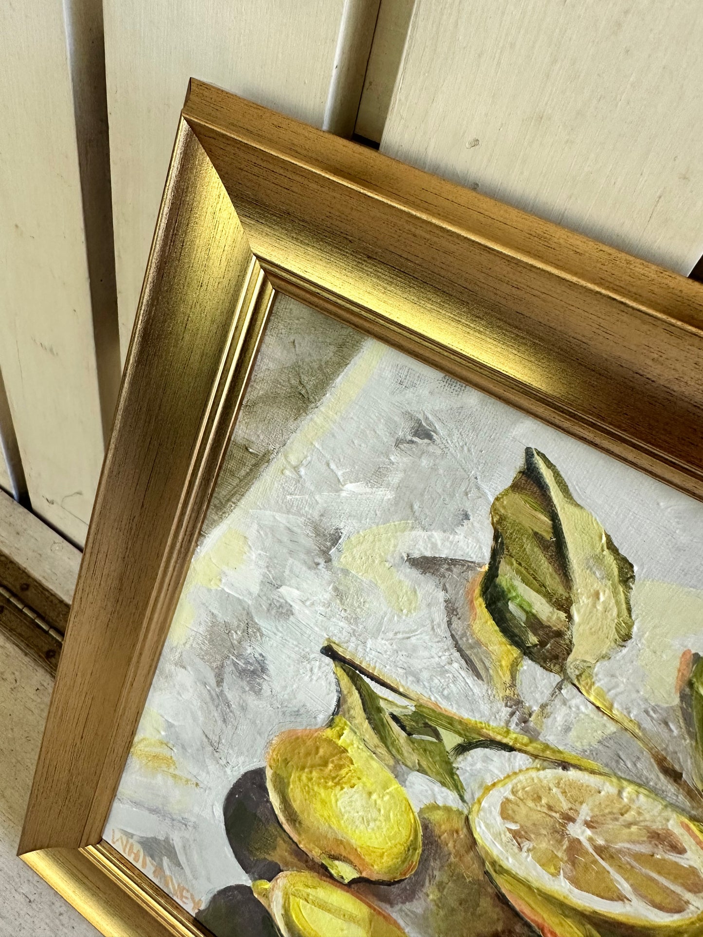 Lemoncello- (framed) 12x9”