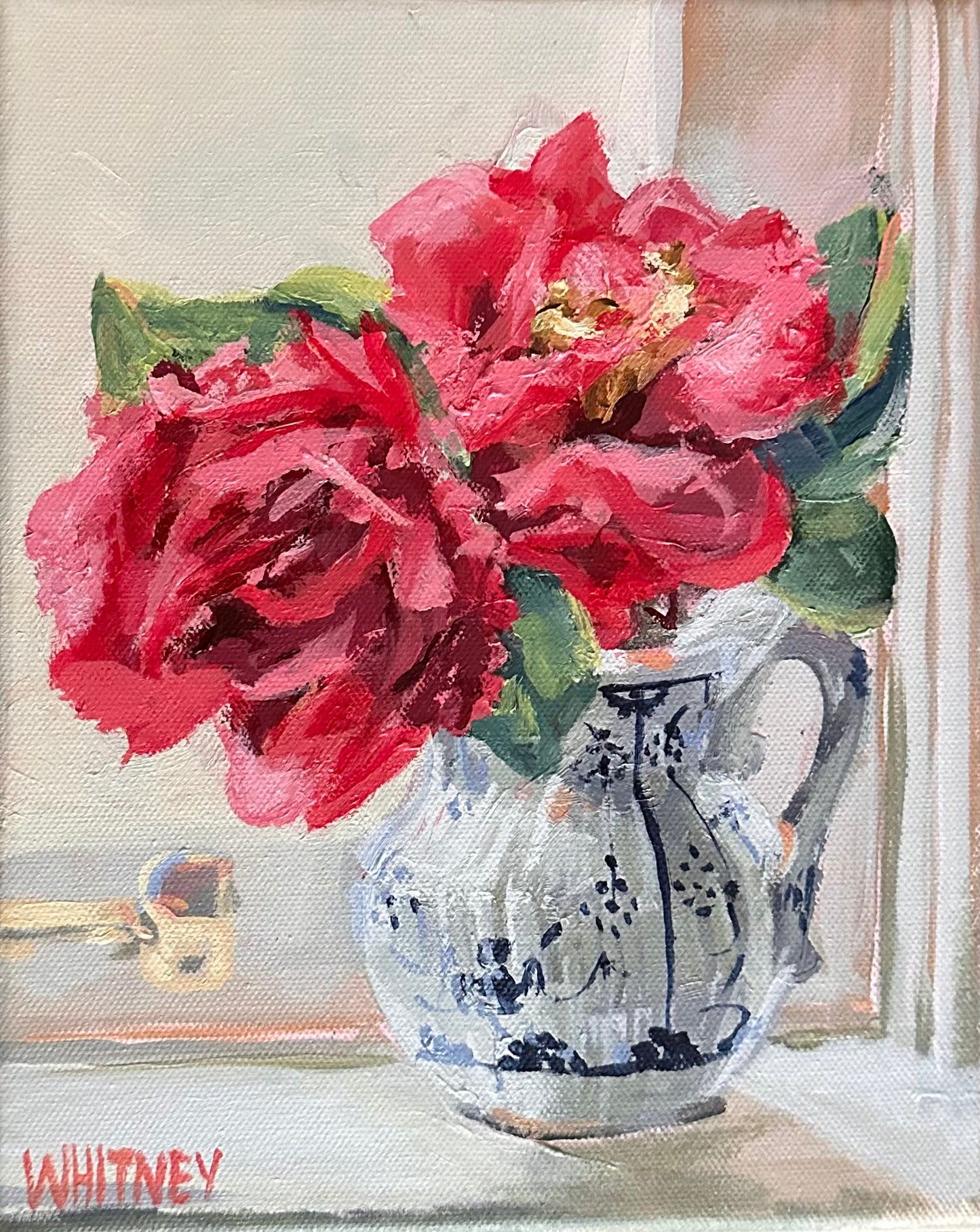 Saturday Morning Camellias (10x8”)