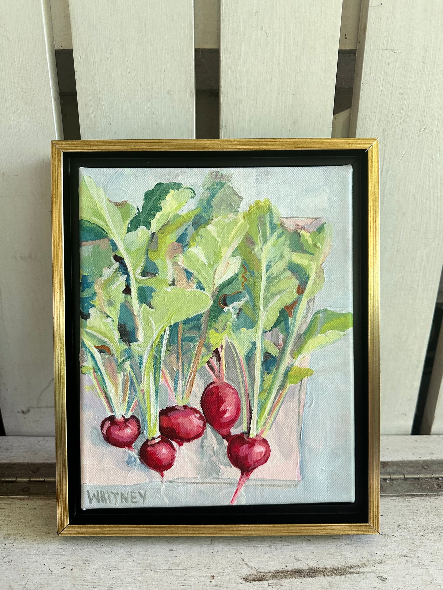 Fresh Radishes - 10”x8” (framed)