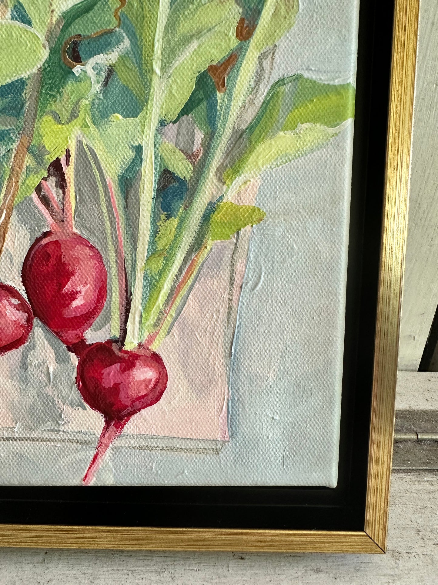 Fresh Radishes - 10”x8” (framed)