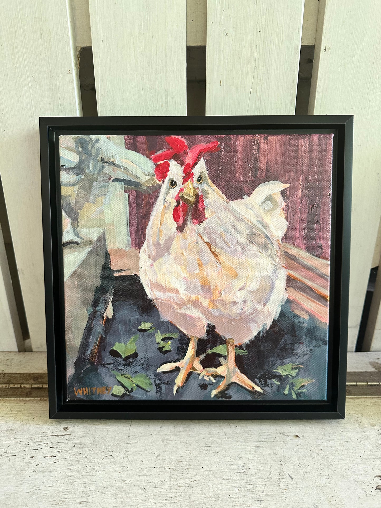 Lola- (framed) 10”x10”
