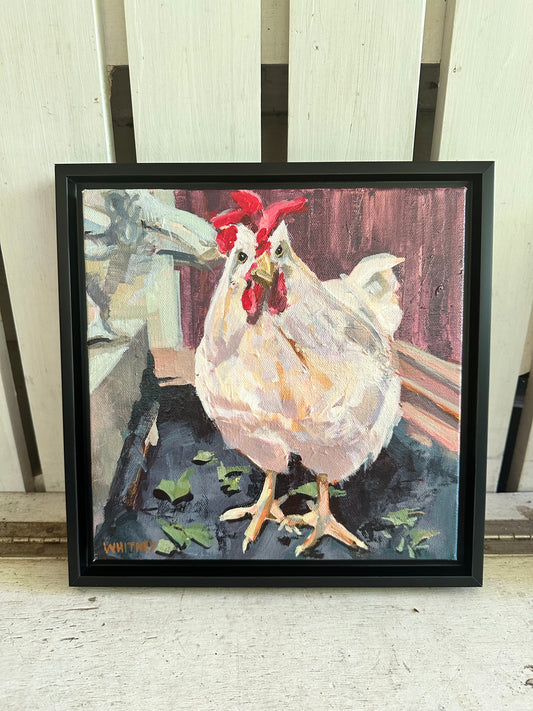 Lola- (framed) 10”x10”