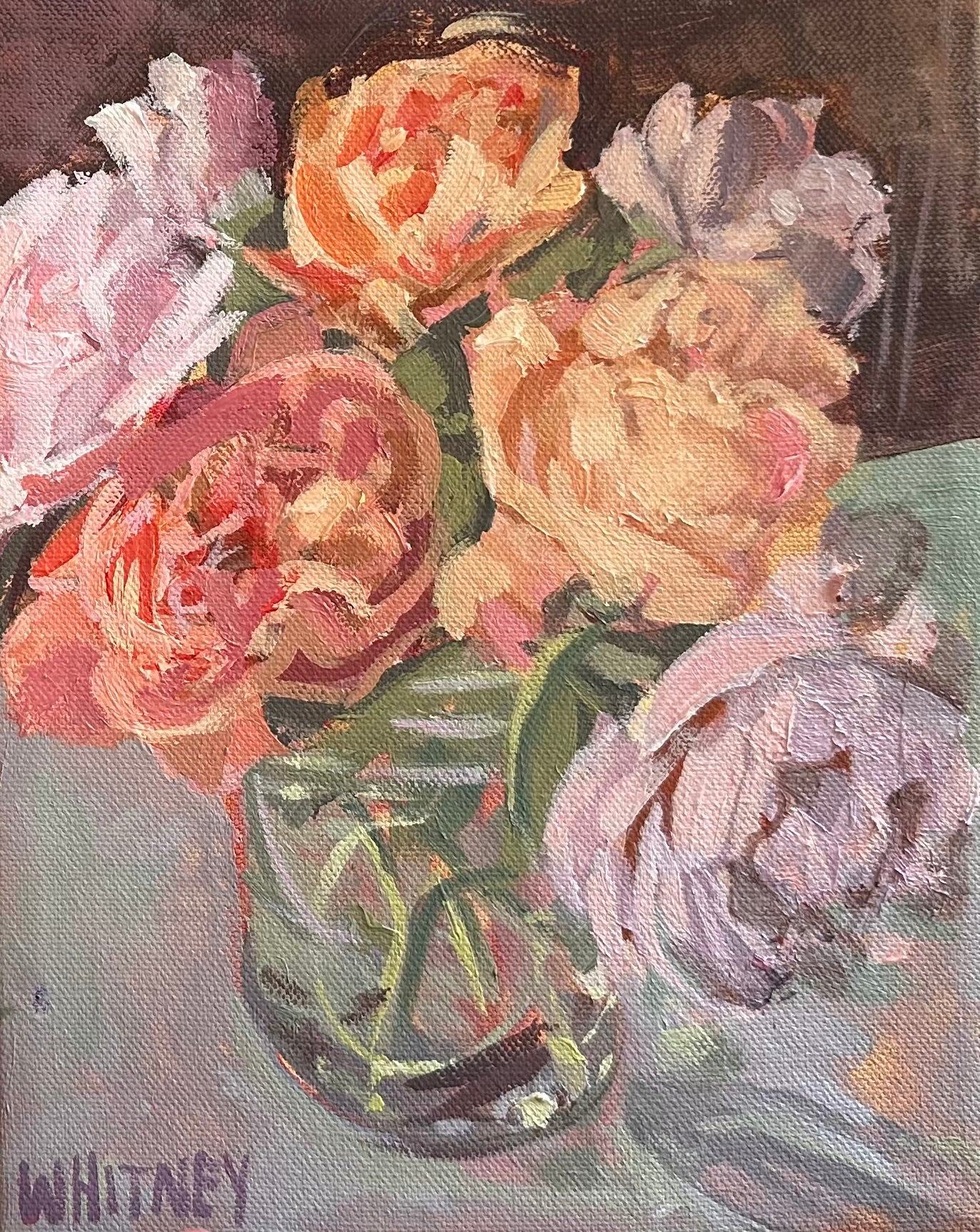 Mason Jar Bouquet (8x10”)