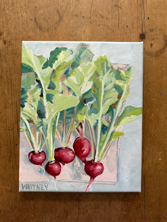 Fresh Radishes - 10”x8”