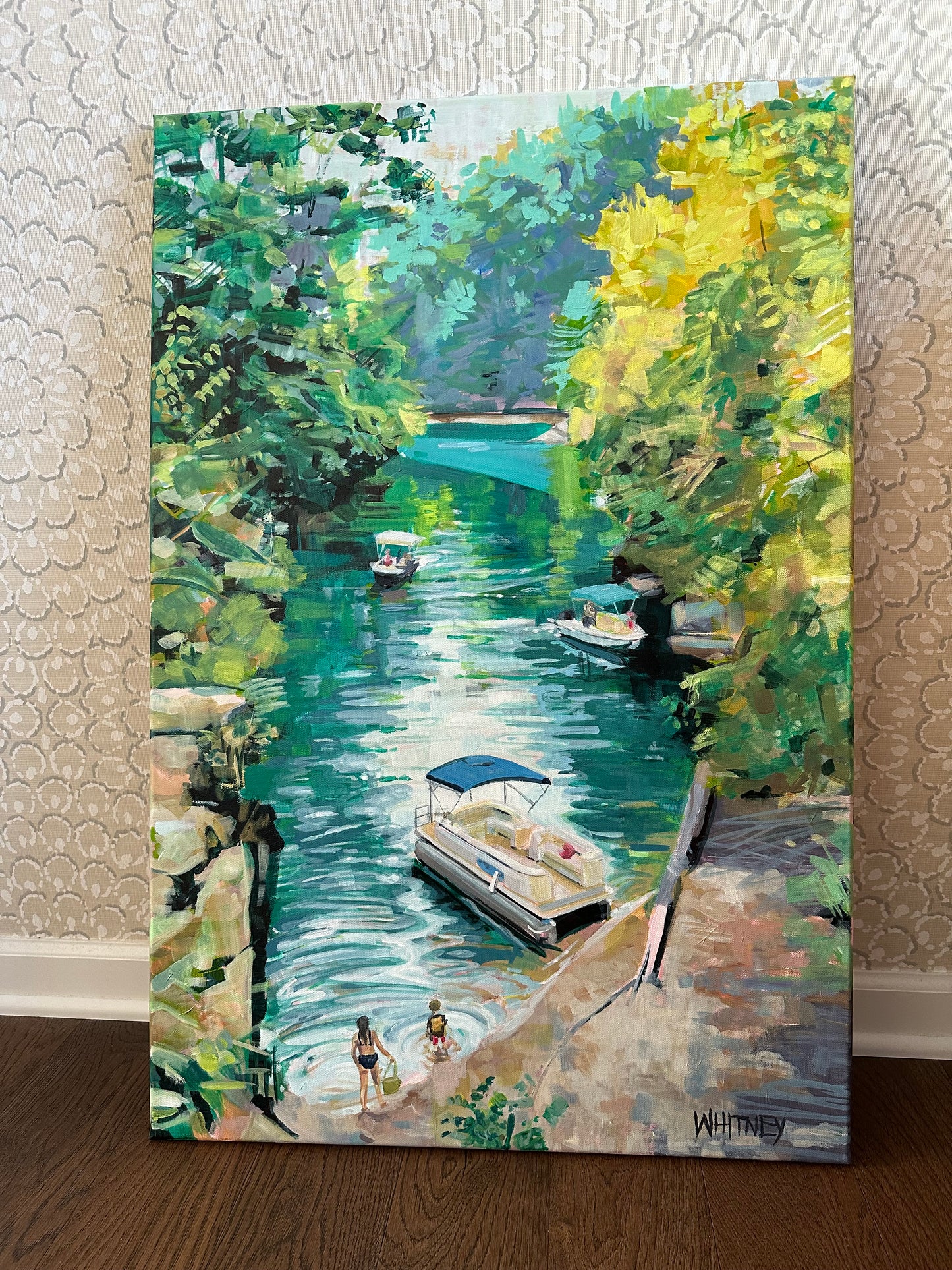 Docking in the Cove 36x24”