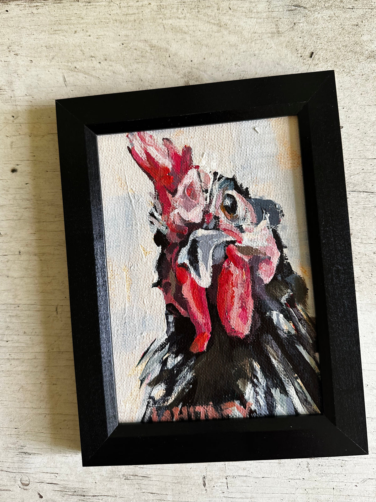 Simon 7x5” (framed)