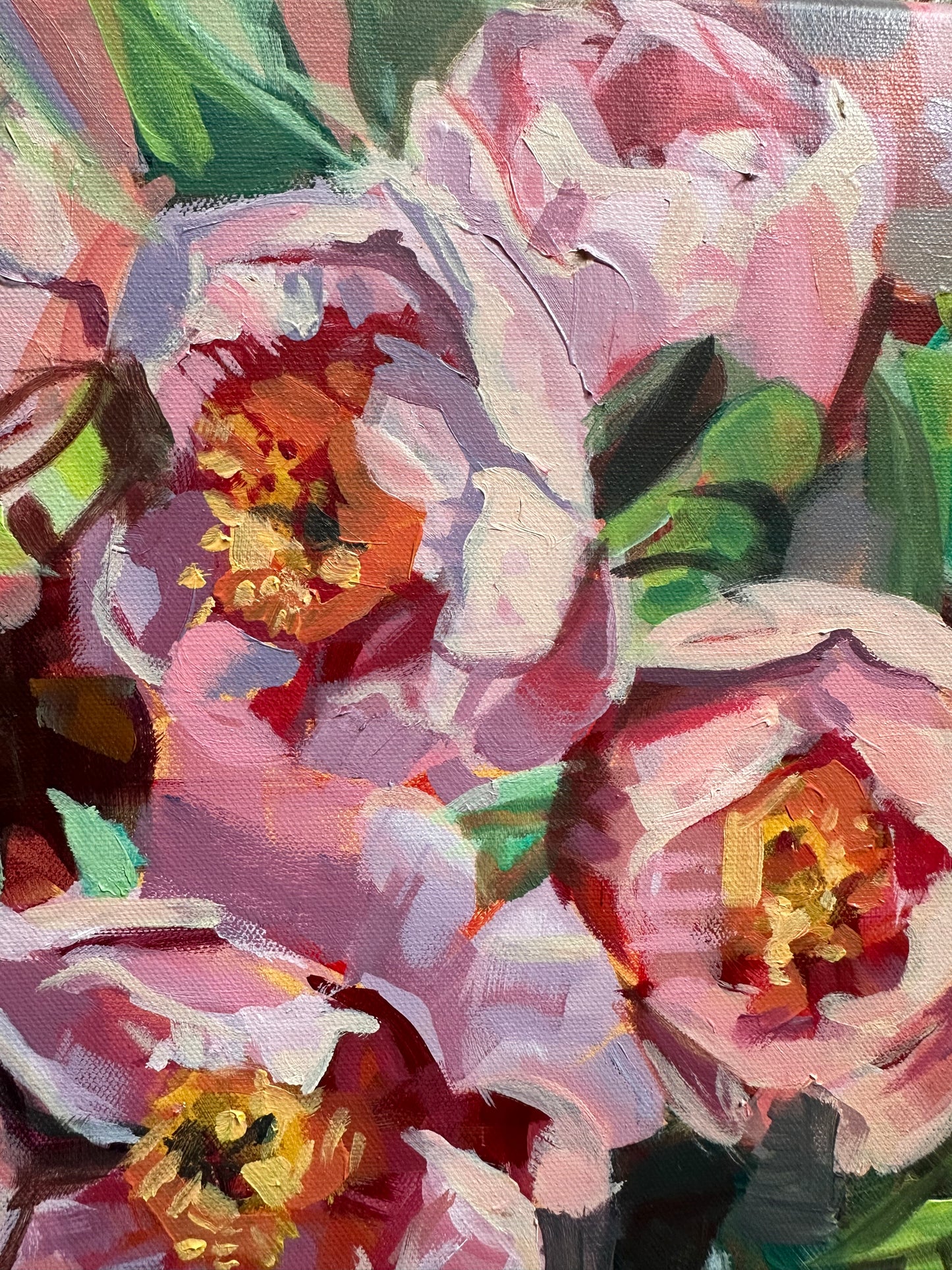 Camellia bouquet (20x16”)