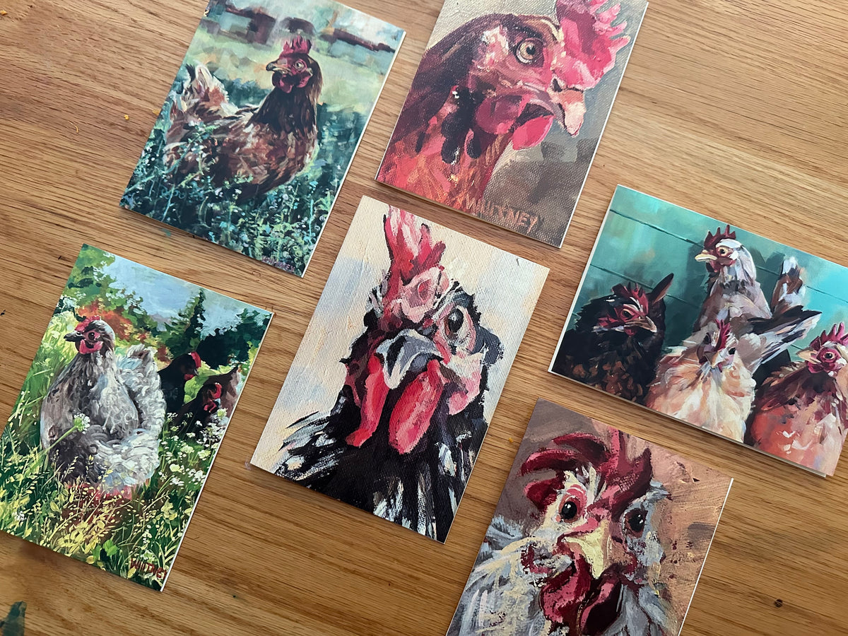 Henhouse Note Card Set