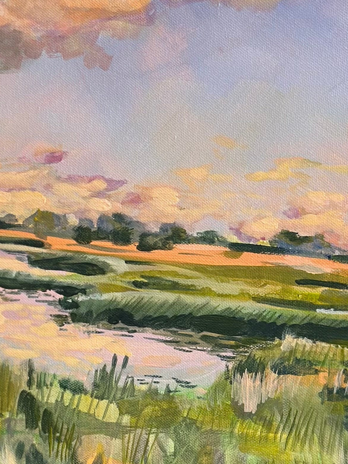 Cotton Candy Marsh Print